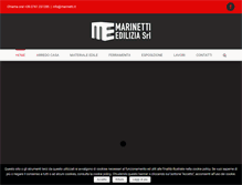Tablet Screenshot of marinetti.it